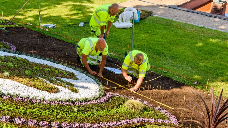 Local Landscaping Installation pros at work